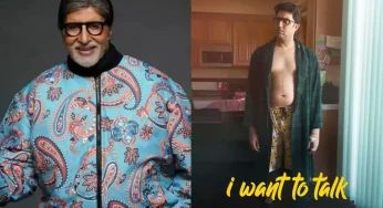 Amitabh Bachchan Praises Abhishek Bachchan in ‘I Want To Talk’
