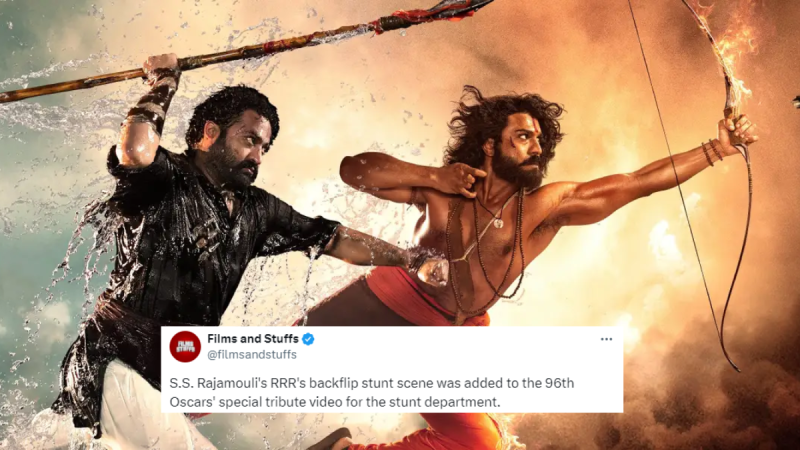 “RRR Gets Oscars Academy Shoutout For Stunt Design”
