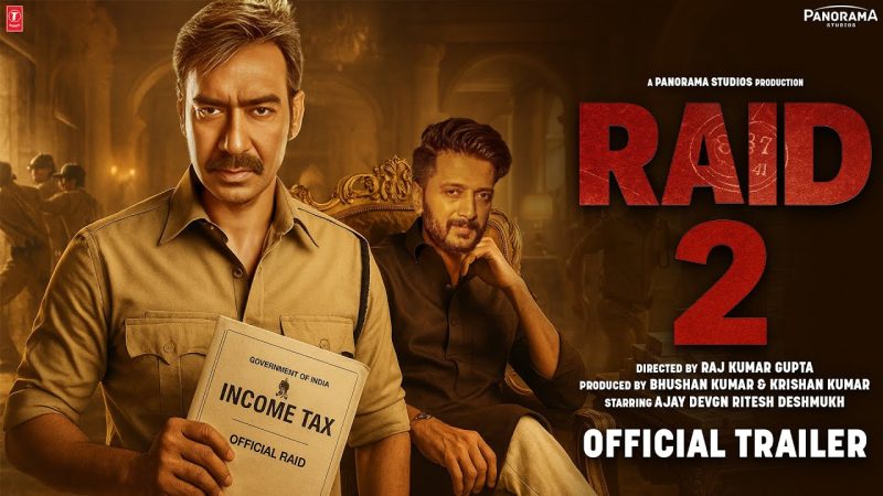 “Raid 2 Trailer: Ajay Traps Riteish In A Thrilling Face-off”