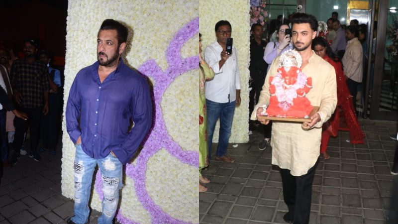 Salman Dances With Family At Ganpati Visarjan
