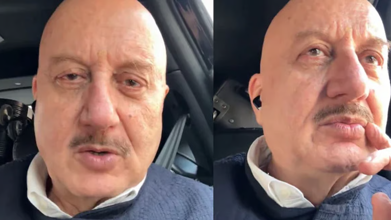 Anupam Kher Praises Varanasi Station Cleanliness.